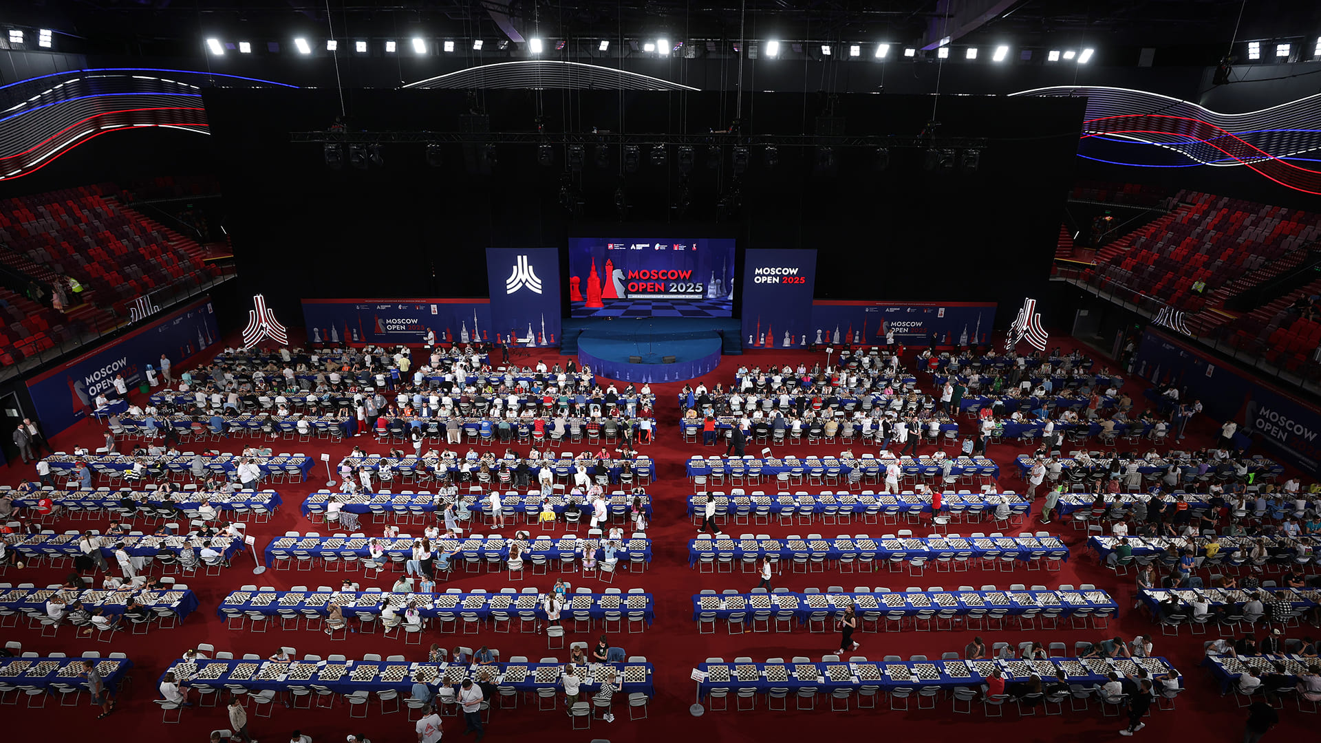Зал соревнований Moscow Open